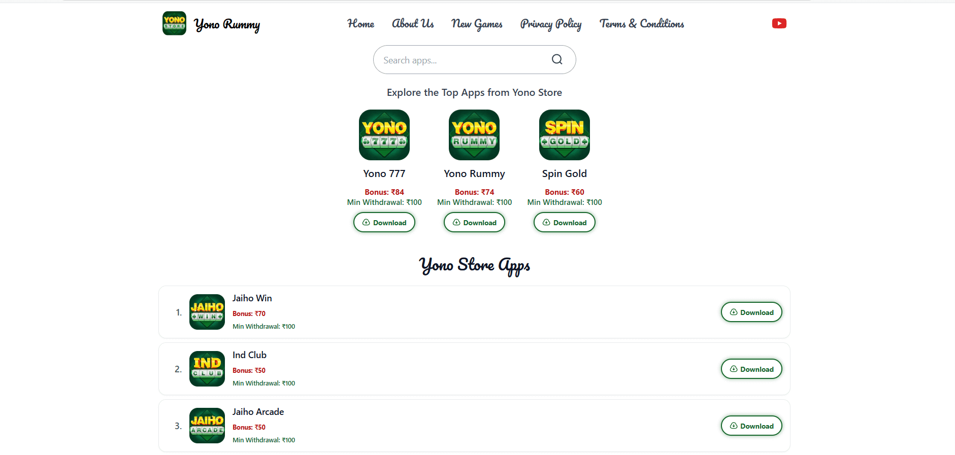 Yono Store — All Yono Games in One Place